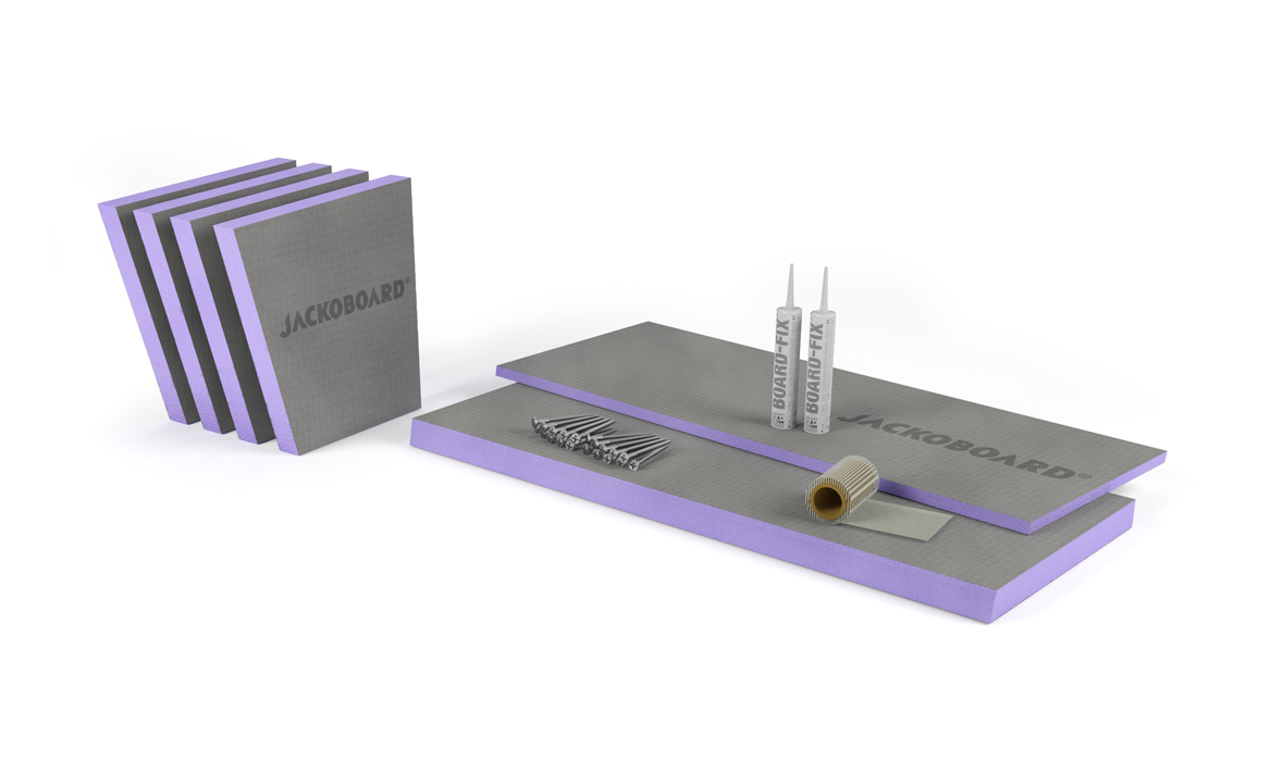 S-Kits von JACKOBOARD® geben dem Bad eine neue Form