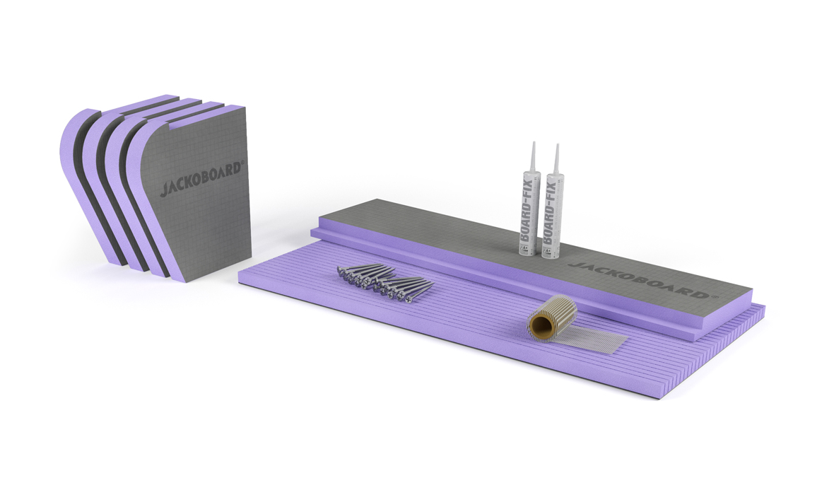 S-Kits von JACKOBOARD® geben dem Bad eine neue Form