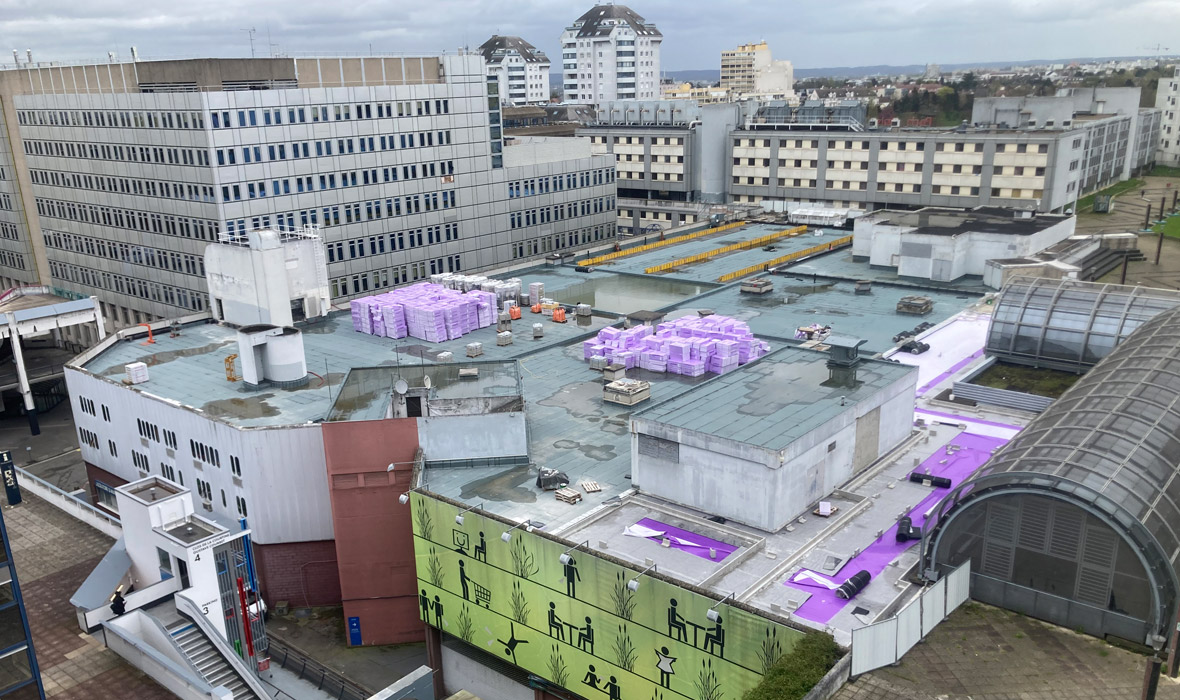 5.000 m2 neu gedacht: Urban Farming auf dem Dach eines Einkaufszentrums in Noisy-le-Grand