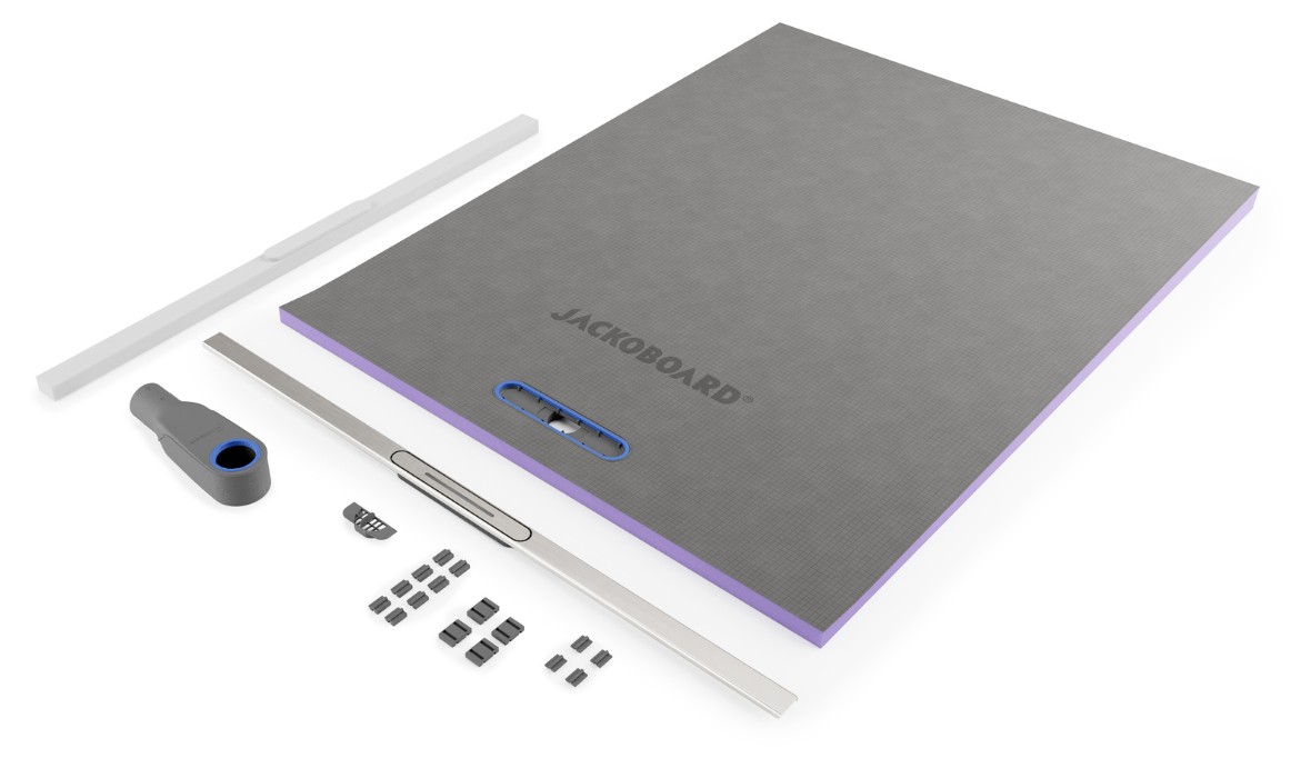 JACKOBOARD® Aqua Color&Cut : le duo receveur + rigole qui allie design, flexibilité et pose sur-mesure